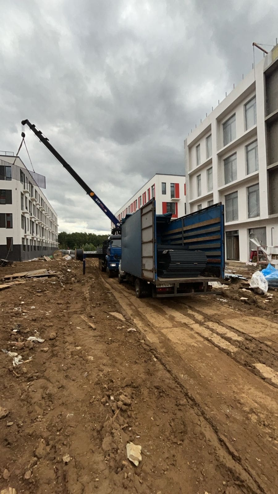 Маршрут грузового автомобиля между городами